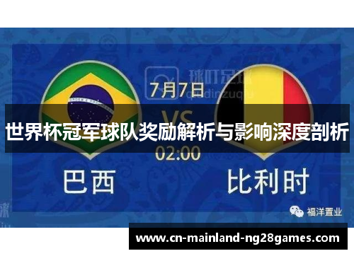 世界杯冠军球队奖励解析与影响深度剖析